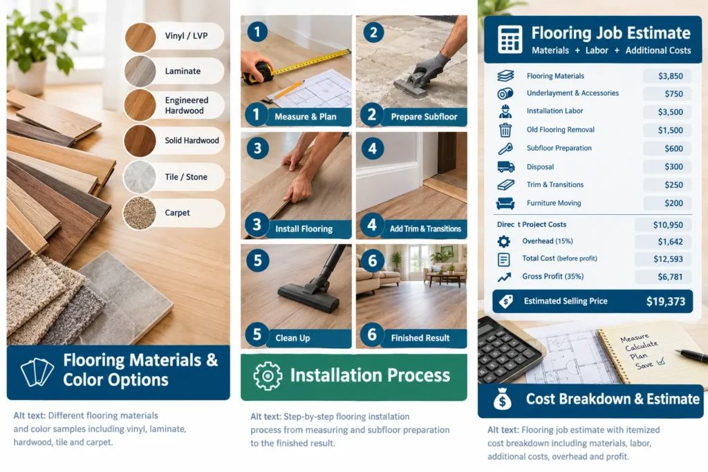 How to Estimate a Flooring Job