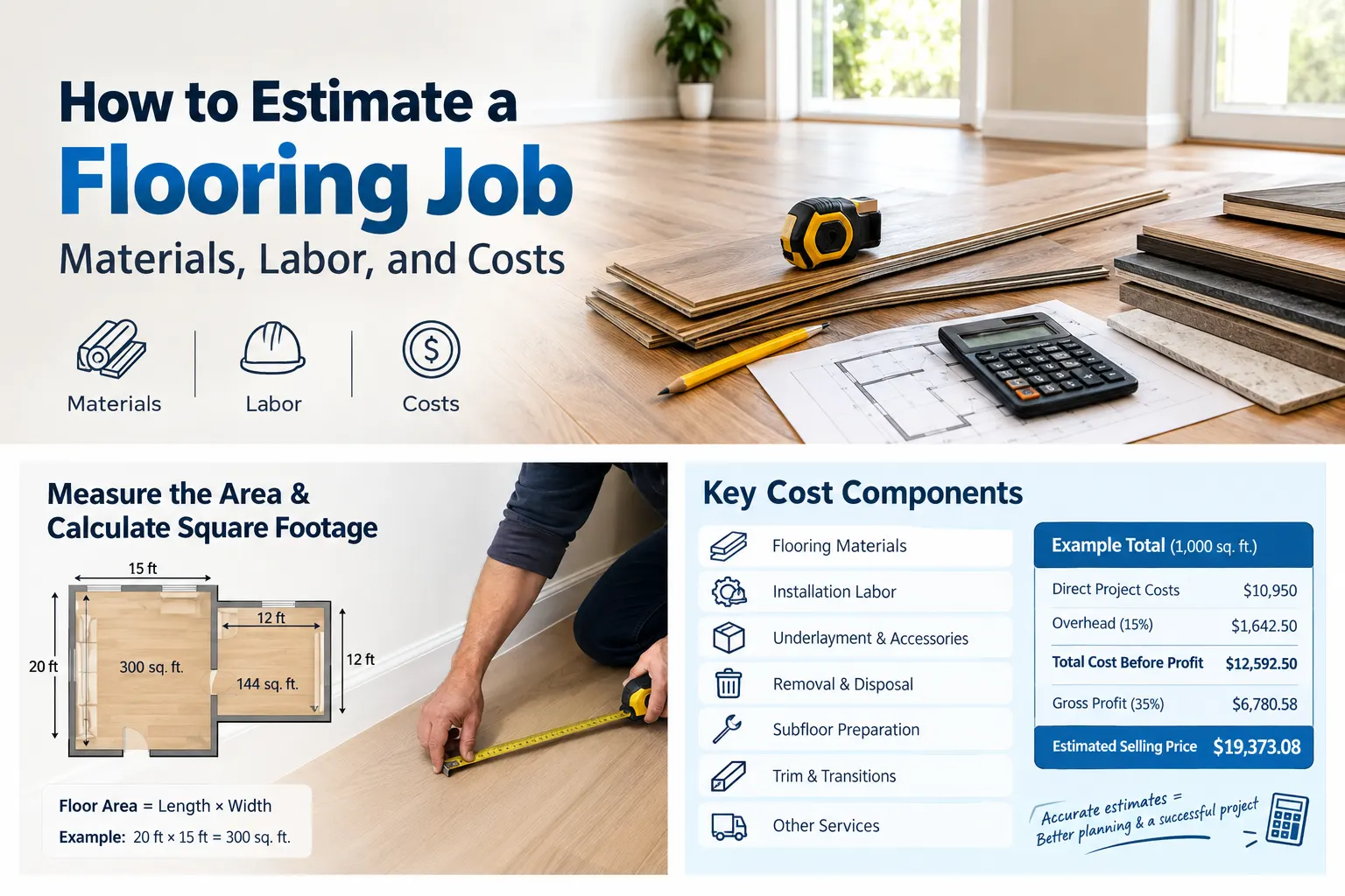 How to Estimate a Flooring Job